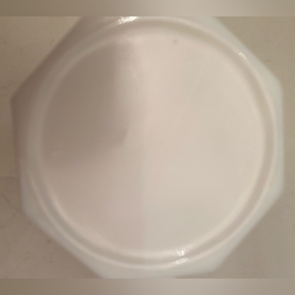 EUC VTG ARCOPAL NOVOCTIME OCTAGONAL PLAIN WHITE GLASS MUG - Picture 8 of 8